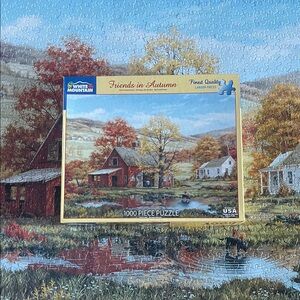 White Mountain Friends in Autumn 1000 larger Pieces Puzzle